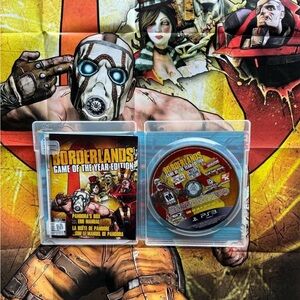 Borderlands Game of the Year Edition PS3 CIB Complete With Poster